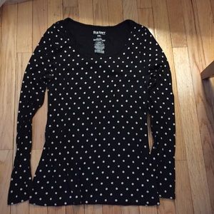 Polka dot long sleeve